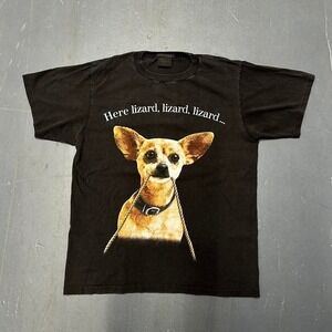 Vintage 90s Taco Bell Godzilla promo here lizard lizard double sided graphic Tee